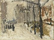 George Hendrik Breitner Cityscape in The Hague painting